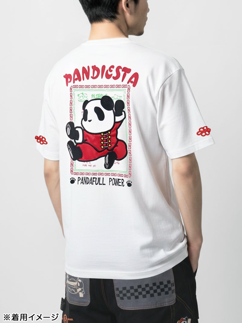 【PANDIESTA JAPAN】“カンフーパンダ”刺繍入りTシャツ