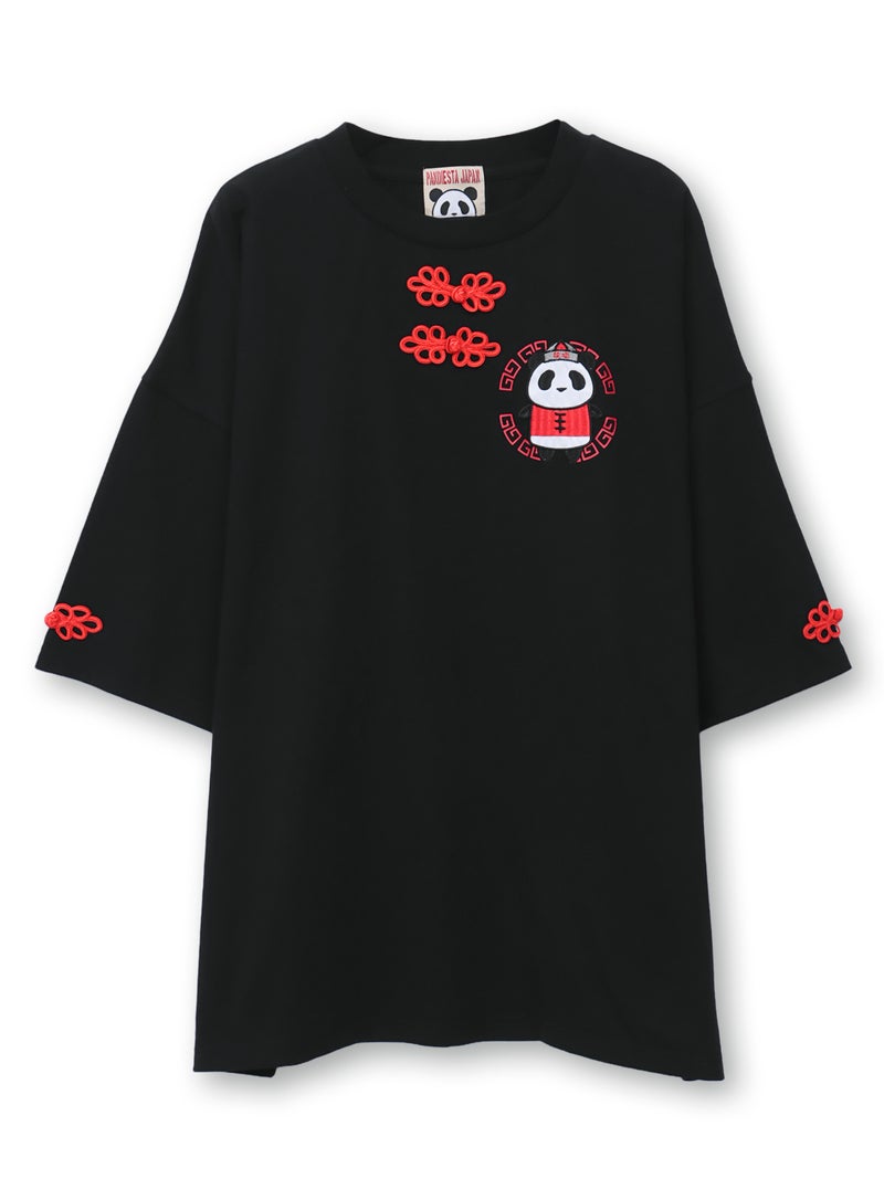 【PANDIESTA JAPAN】“カンフーパンダ”刺繍入りTシャツ