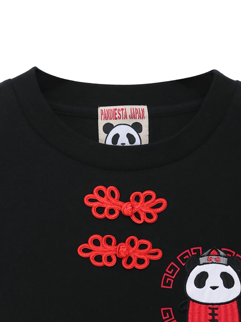 【PANDIESTA JAPAN】“カンフーパンダ”刺繍入りTシャツ