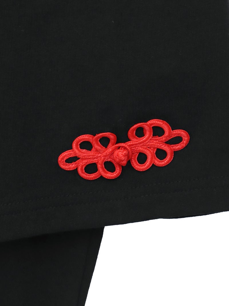 【PANDIESTA JAPAN】“カンフーパンダ”刺繍入りTシャツ