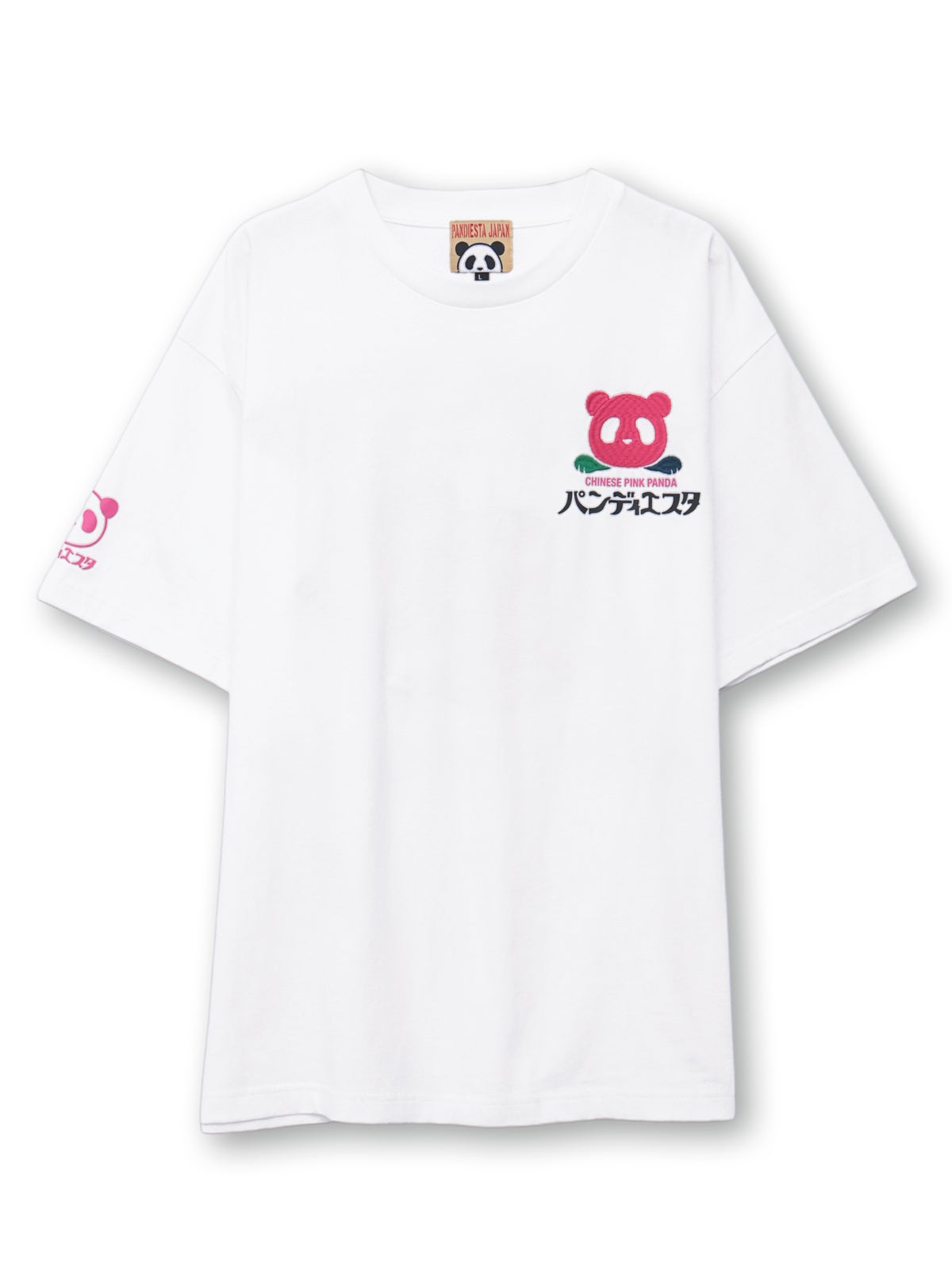 【PANDIESTA JAPAN】“小籠包パンダ”刺繍入りTシャツ