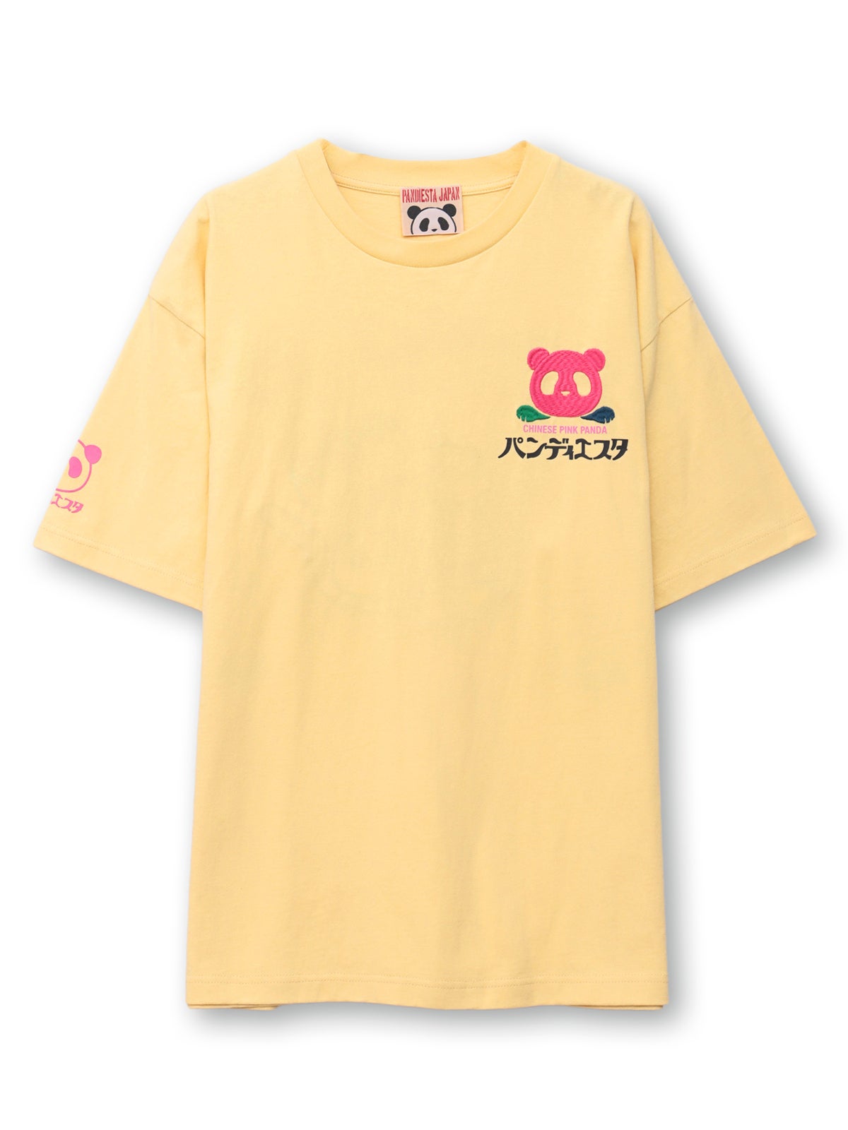【PANDIESTA JAPAN】“小籠包パンダ”刺繍入りTシャツ
