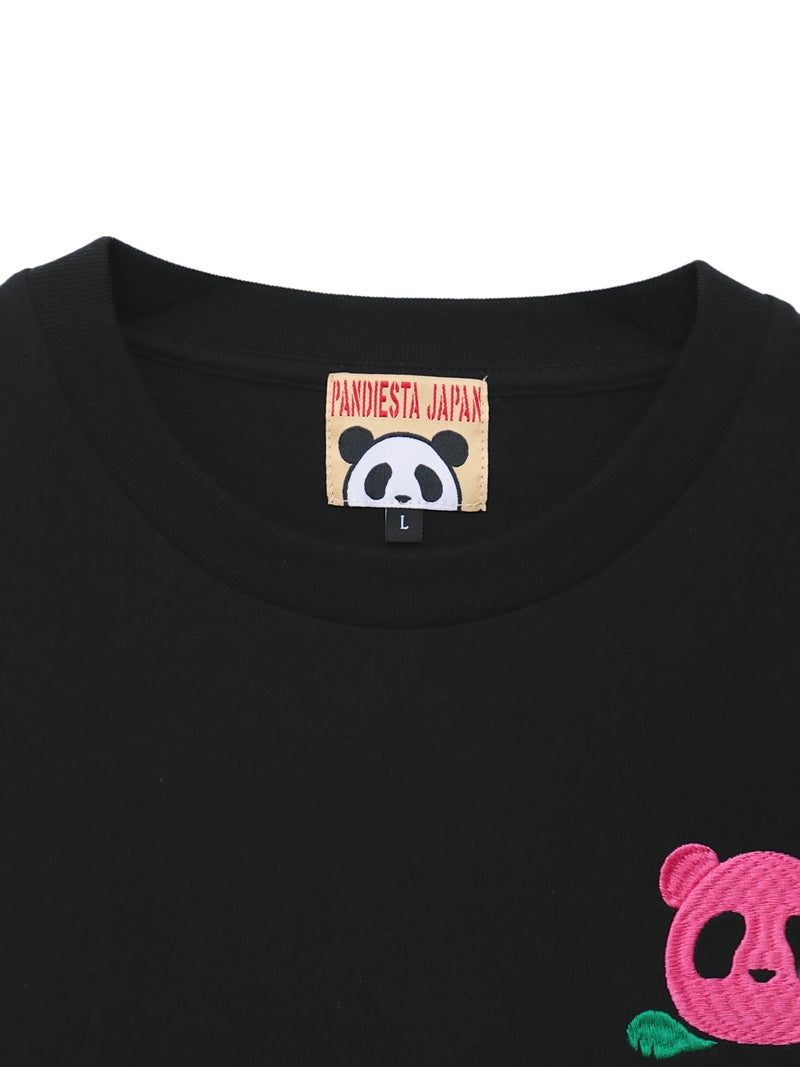 【PANDIESTA JAPAN】“小籠包パンダ”刺繍入りTシャツ