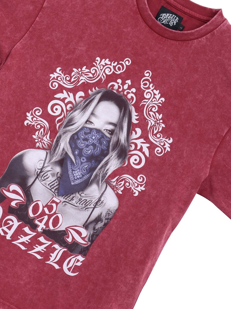 【DAZZLE】“GIRL”プリントTシャツ