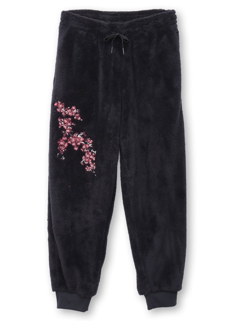 【雅結】桜刺繍ZIPパーカーアンサンブル
