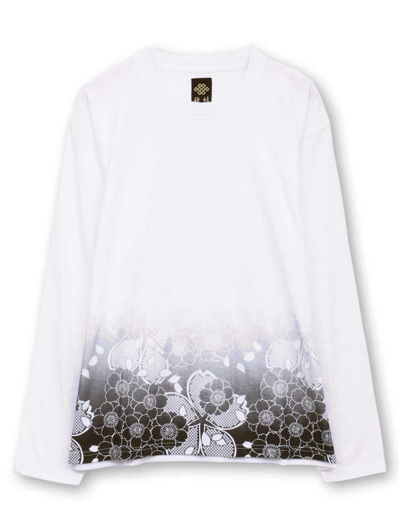 【雅結】桜刺繍ZIPパーカーアンサンブル