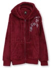 【雅結】桜刺繍ZIPパーカーアンサンブル
