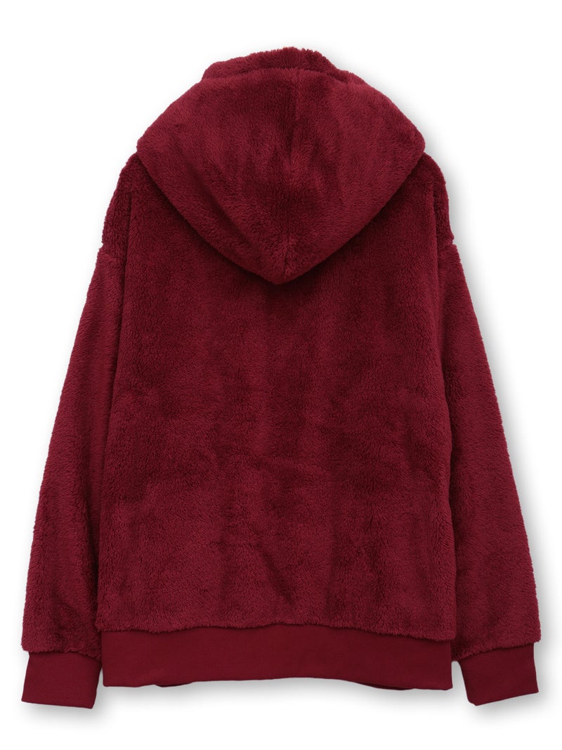 【雅結】桜刺繍ZIPパーカーアンサンブル