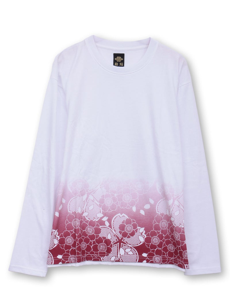 【雅結】桜刺繍ZIPパーカーアンサンブル