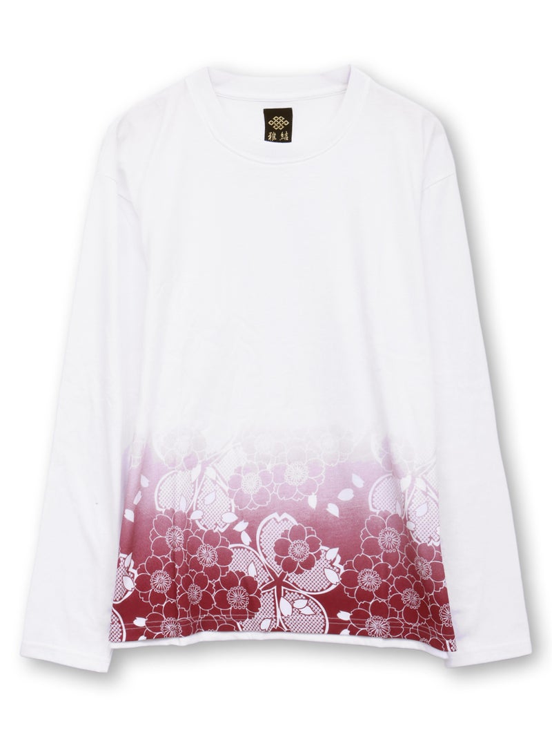 【雅結】桜刺繍ZIPパーカーアンサンブル
