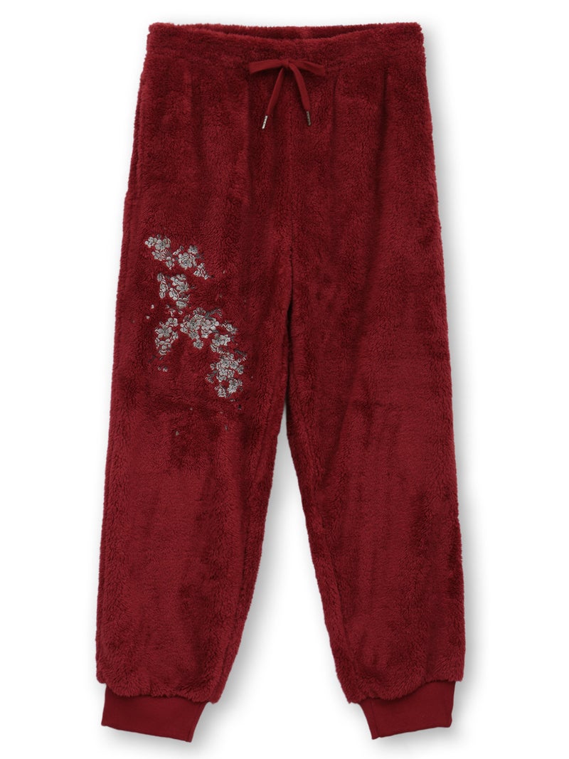 【雅結】桜刺繍ZIPパーカーアンサンブル