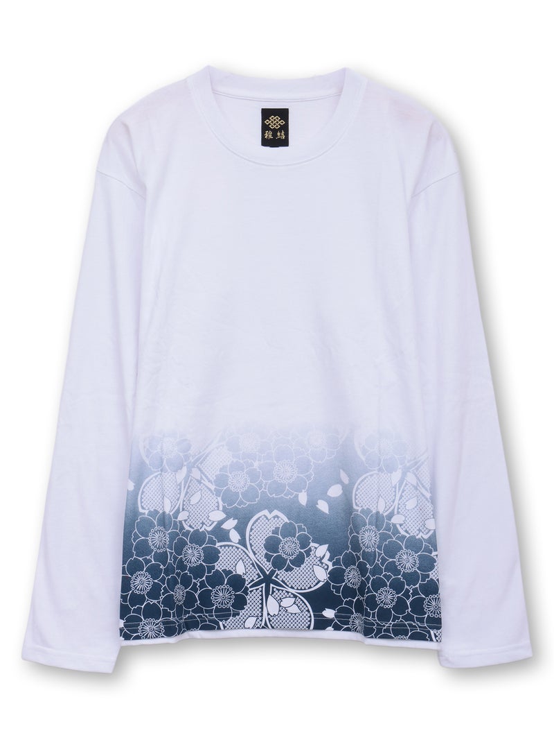 【雅結】桜刺繍ZIPパーカーアンサンブル