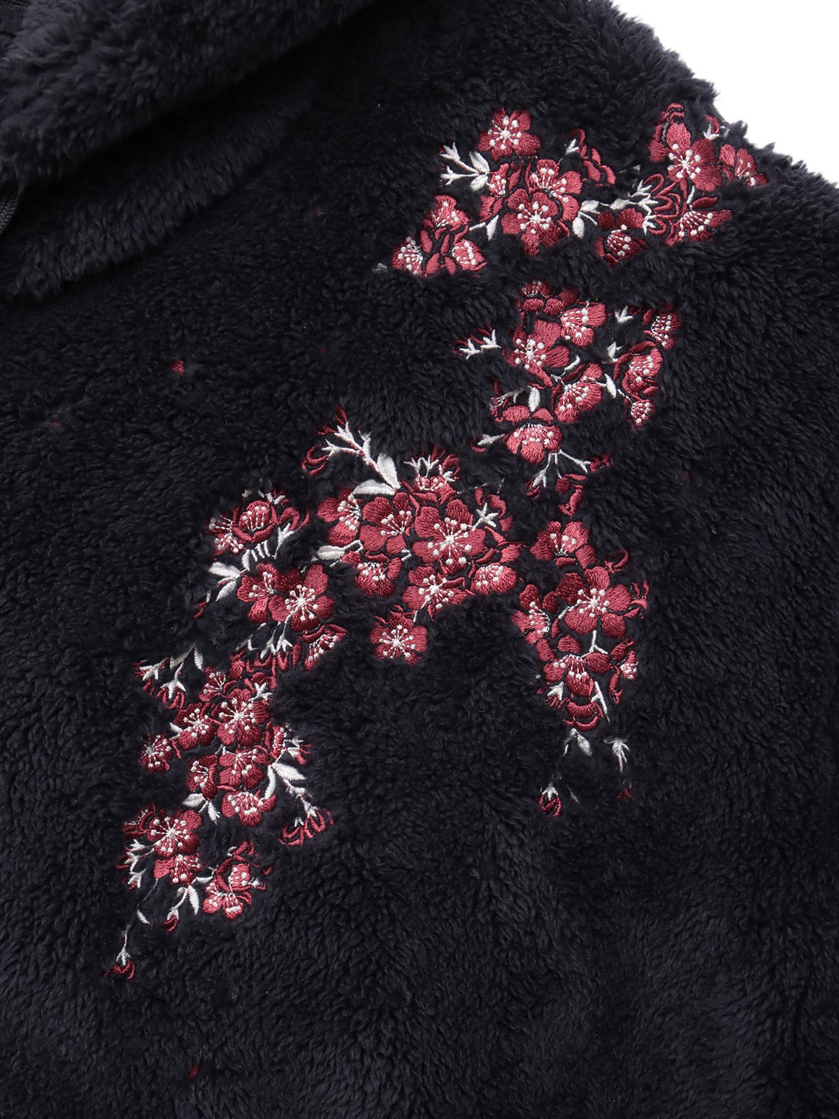 【雅結】桜刺繍ZIPパーカーアンサンブル
