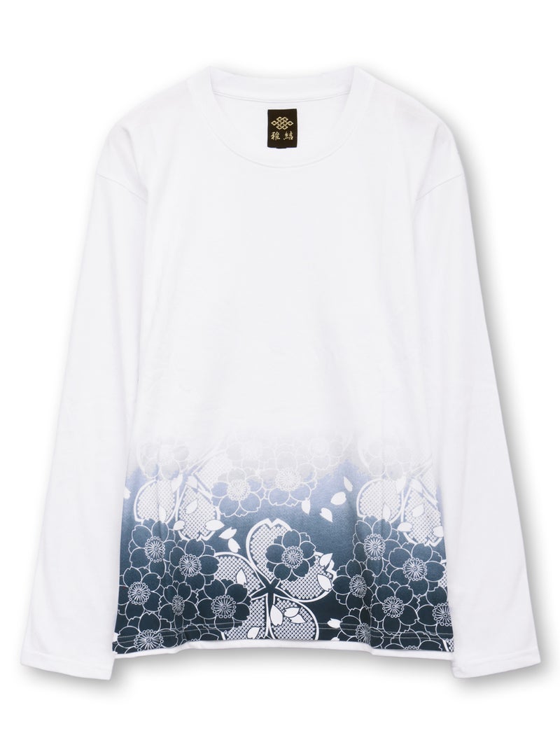 【雅結】桜刺繍ZIPパーカーアンサンブル