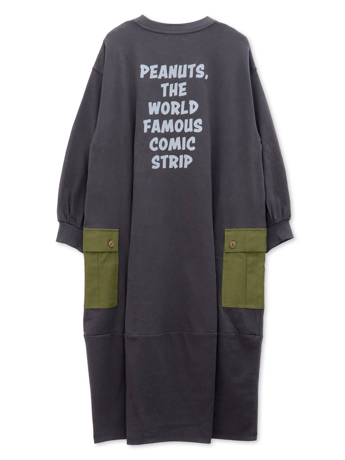 【JUICY×PEANUTS】“VINTAGE SNOOPY”異素材切替 総刺繍バルーンワンピース〔Lady's〕〔別注〕