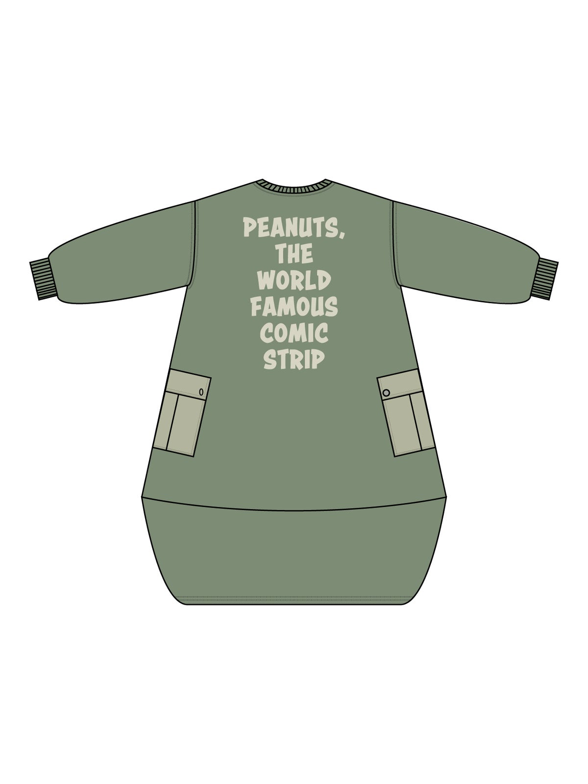 【JUICY×PEANUTS】“VINTAGE SNOOPY”異素材切替 総刺繍バルーンワンピース〔Lady's〕〔別注〕