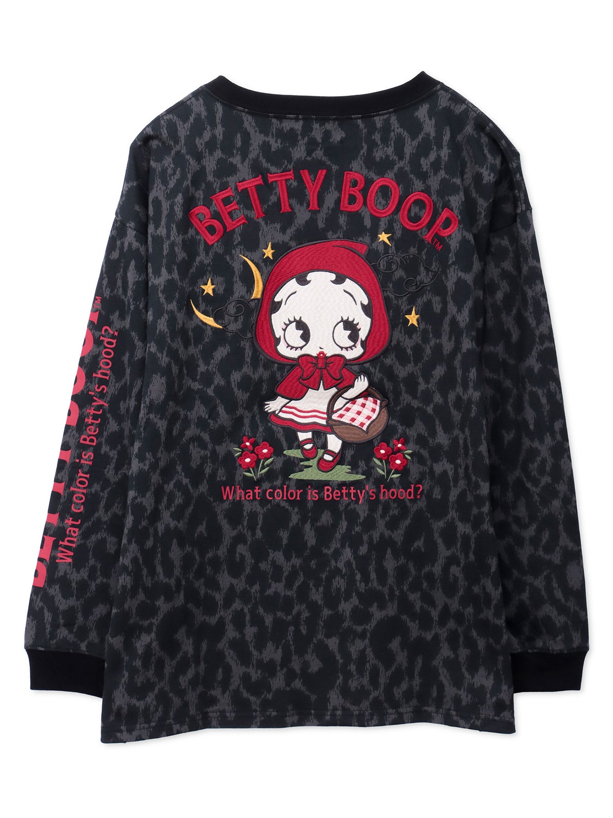 【BETTY BOOP】“赤ずきんベイビーベティ”刺繍入りロンT