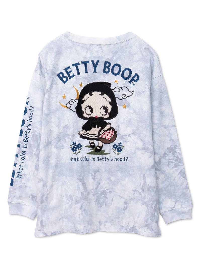 【BETTY BOOP】“赤ずきんベイビーベティ”刺繍入りロンT
