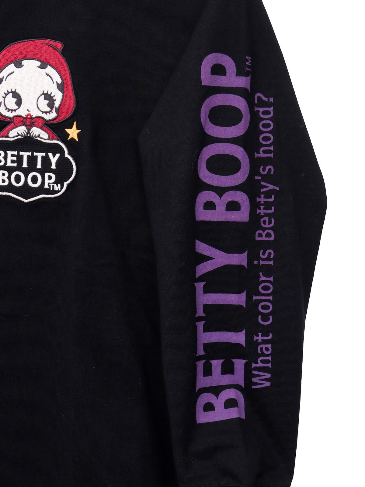 【BETTY BOOP】“赤ずきんベイビーベティ”刺繍入りロンT