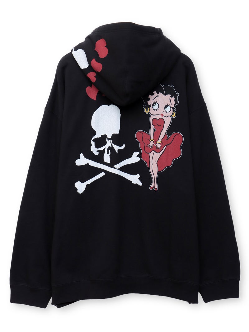 【MASTERMIND×BETTY BOOP】フルジップパーカー