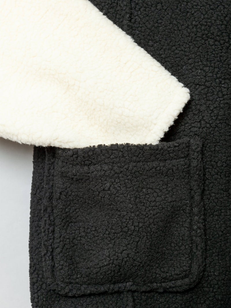 【今昔 -KON-JAKU-】“鮮やかな結晶”刺繍入りボアコート
