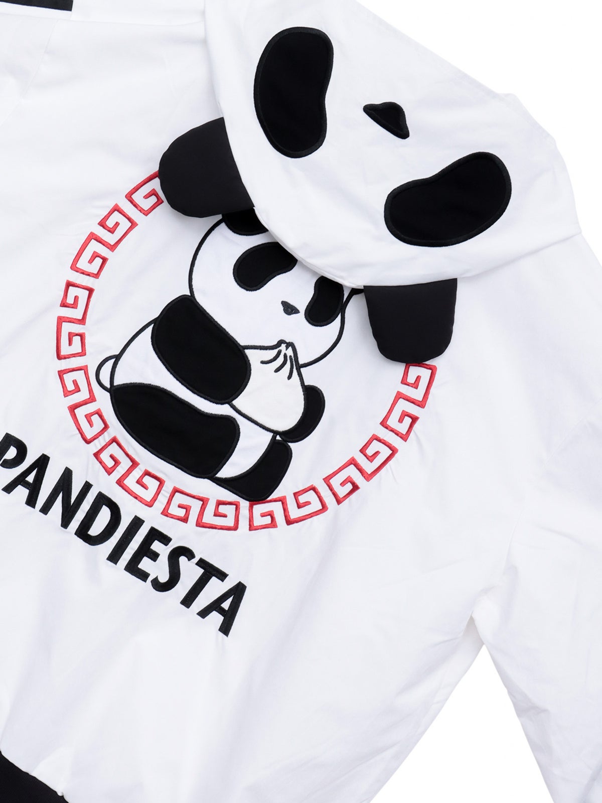 【PANDIESTA JAPAN】“中華パンダ”刺繍入りなりきりフードブルゾン
