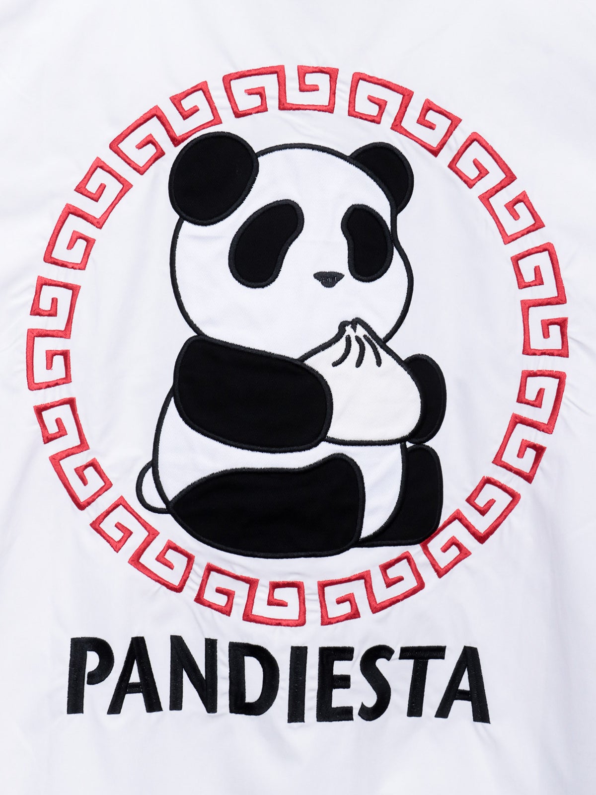 【PANDIESTA JAPAN】“中華パンダ”刺繍入りなりきりフードブルゾン