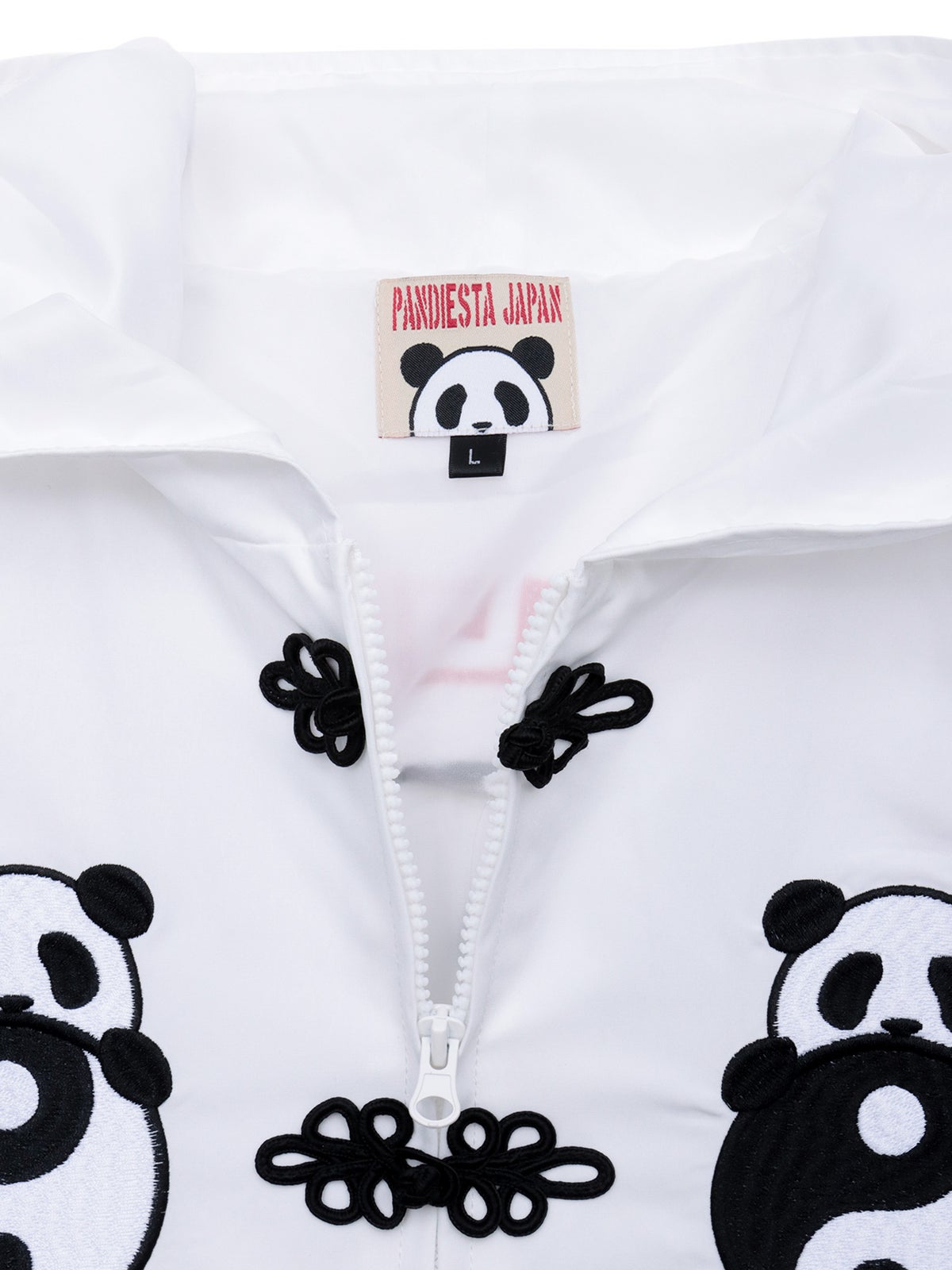 【PANDIESTA JAPAN】“中華パンダ”刺繍入りなりきりフードブルゾン