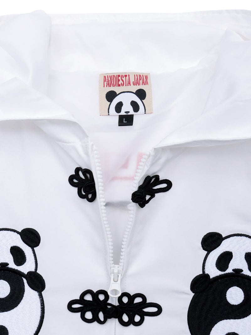 【PANDIESTA JAPAN】“中華パンダ”刺繍入りなりきりフードブルゾン
