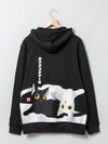 【LiN】“アートなLamy&Earl”刺繍入りZIPパーカー
