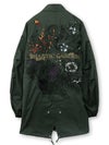  【DRASTIC GARDEN】“劇薬ノ園”刺繍入り3WAYモッズコート