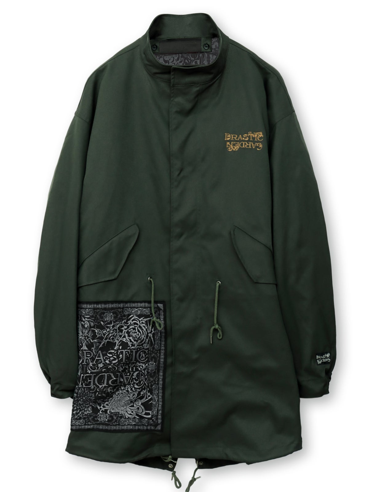  【DRASTIC GARDEN】“劇薬ノ園”刺繍入り3WAYモッズコート