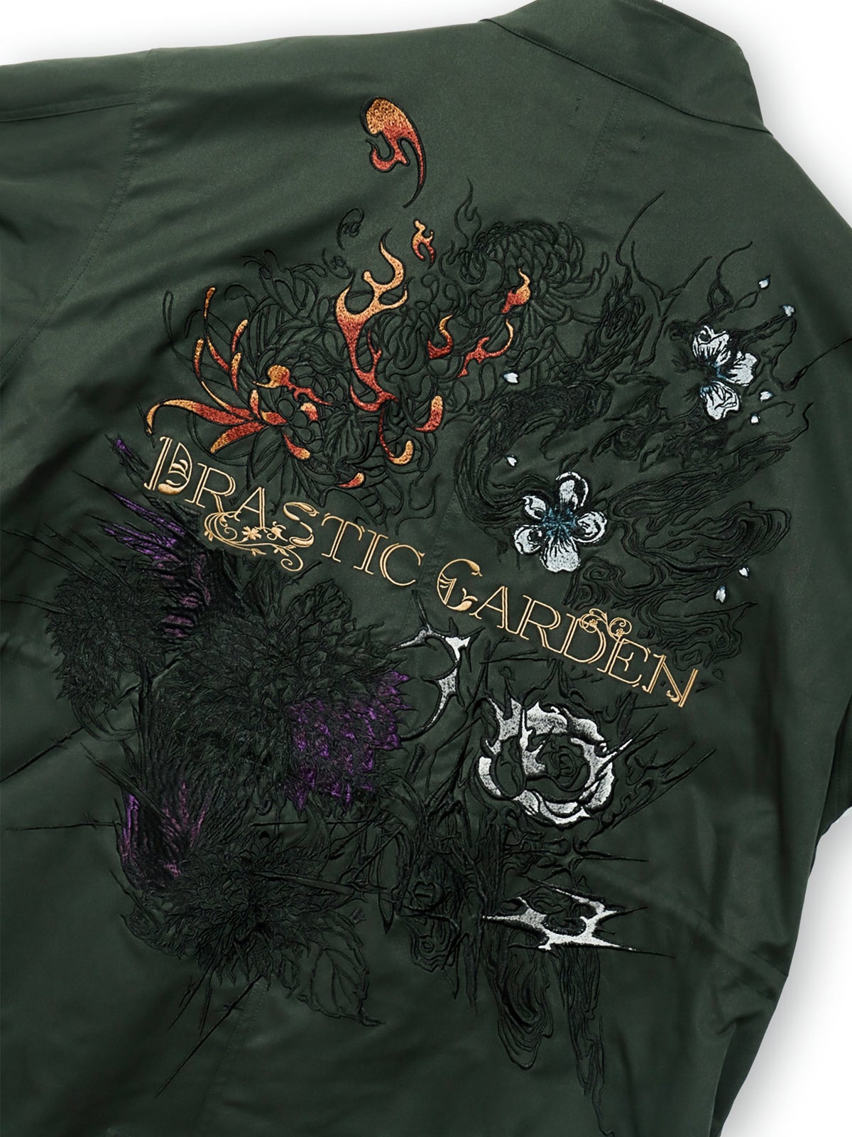 【DRASTIC GARDEN】“劇薬ノ園”刺繍入り3WAYモッズコート