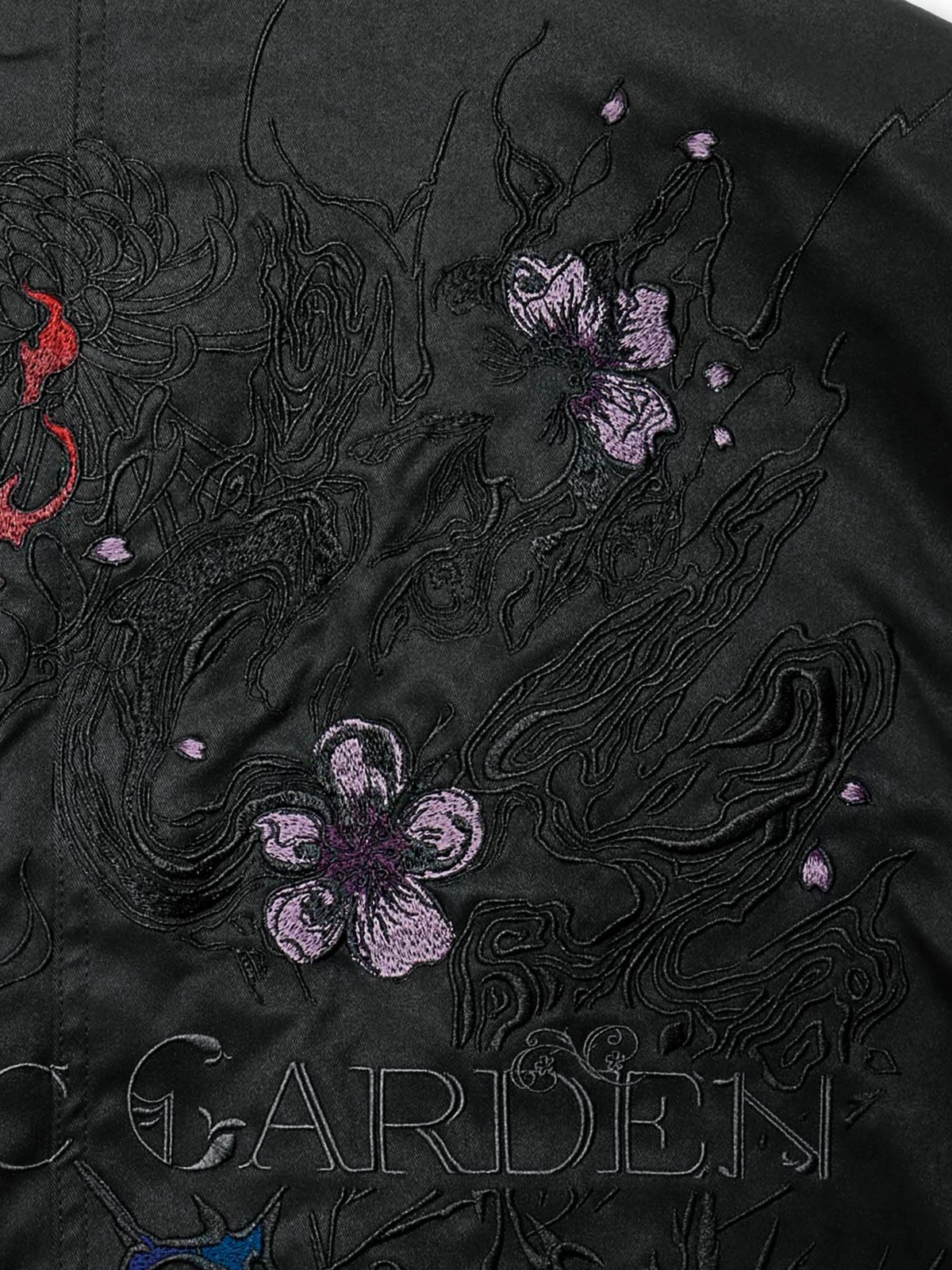  【DRASTIC GARDEN】“劇薬ノ園”刺繍入り3WAYモッズコート