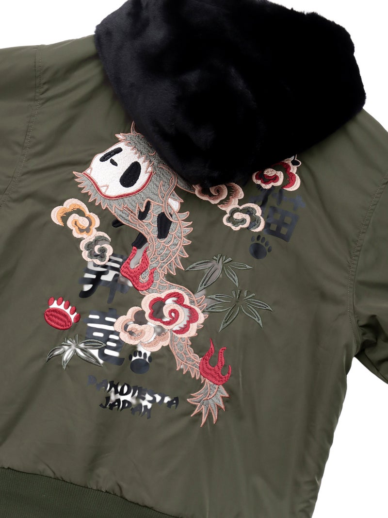 【PANDIESTA JAPAN】“パンドラゴン昇龍”刺繍入りリバーシブルMA-1