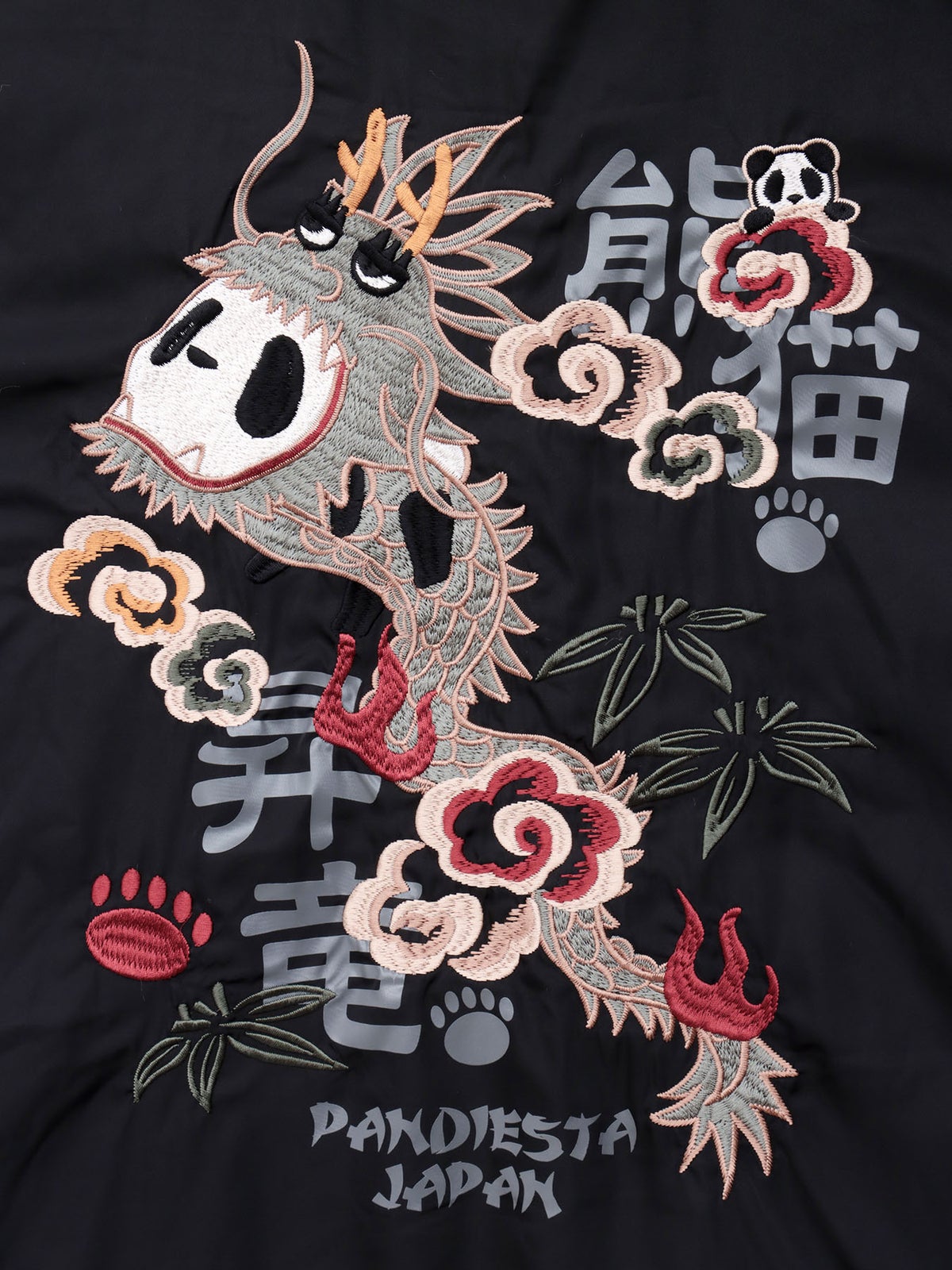 【PANDIESTA JAPAN】“パンドラゴン昇龍”刺繍入りリバーシブルMA-1