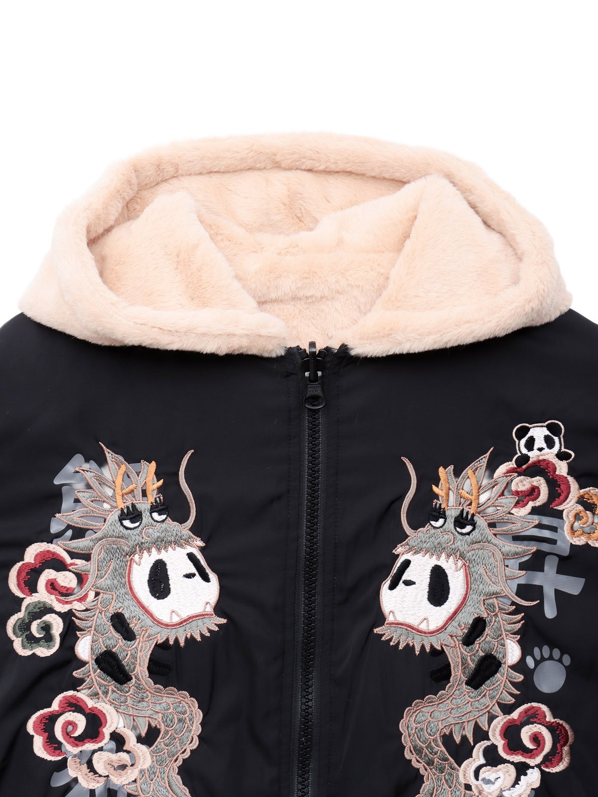 【PANDIESTA JAPAN】“パンドラゴン昇龍”刺繍入りリバーシブルMA-1