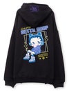 【BETTY BOOP】“TOXIC BETTY”刺繍入りZIPパーカー〔別注〕