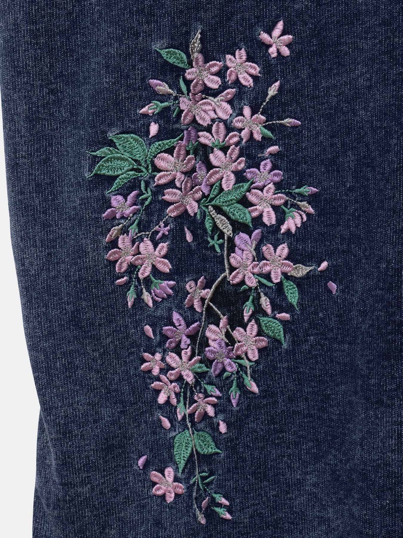 【雅結】桜刺繍ワンピース