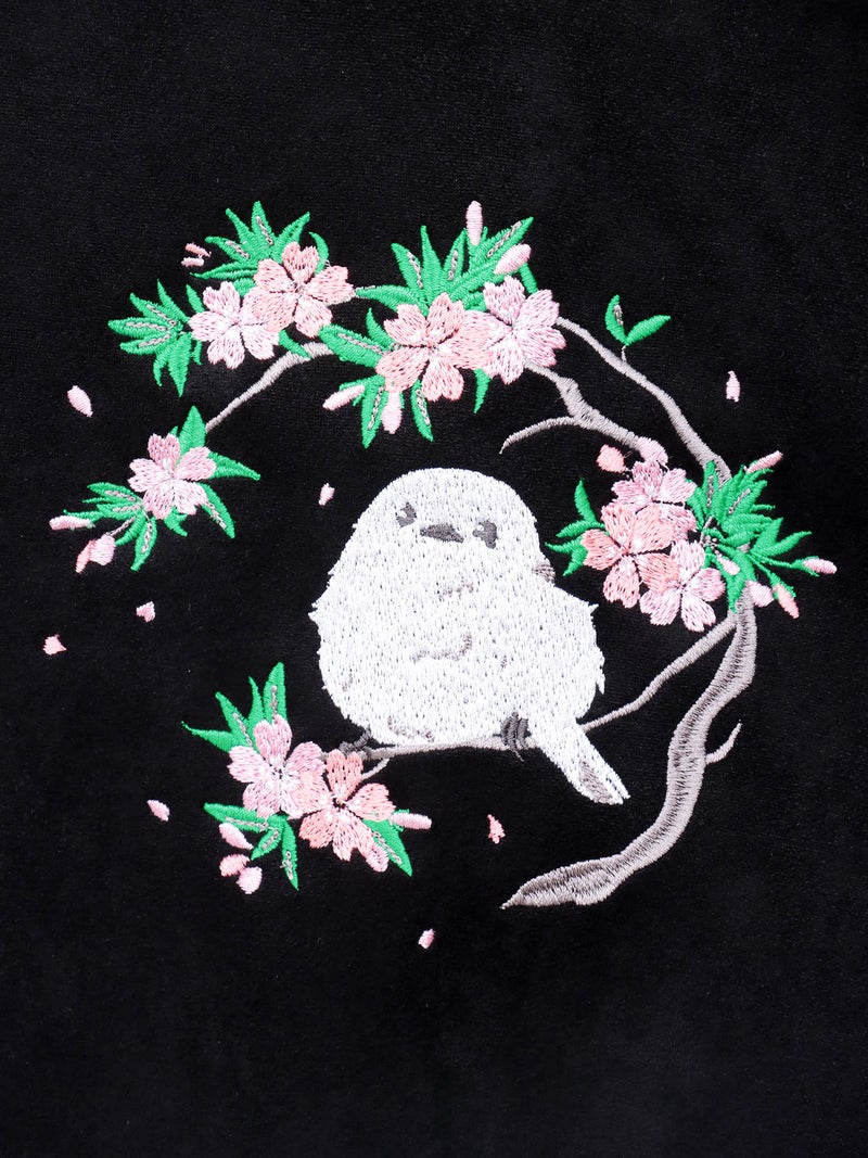 【雅結】シマエナガ フェイクスウェードチュニック