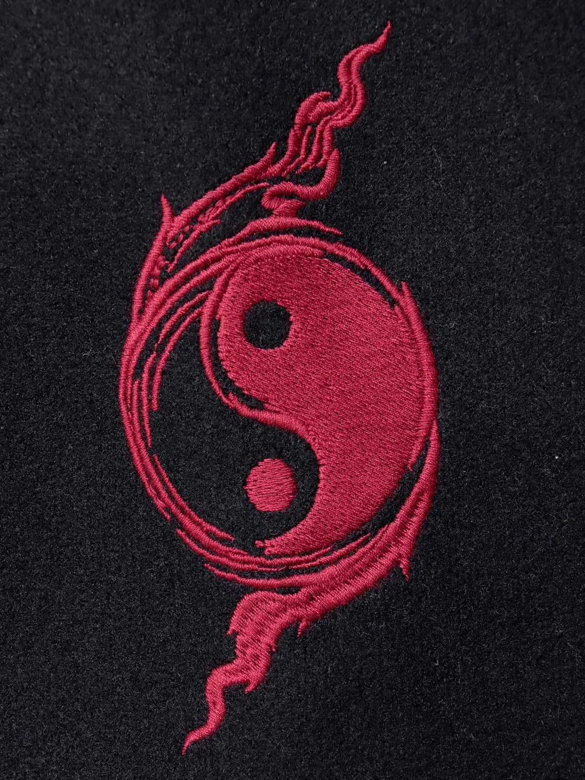 【雅結 -EN-】“狐面”刺繍入り羽織りコート