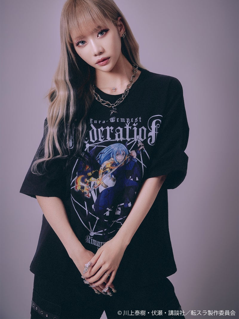 【P.N UNDERGROUND×転生したらスライムだった件】“リムル”ダメージTシャツ