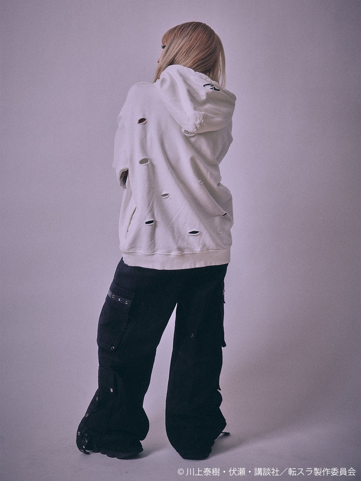 【P.N UNDERGROUND×転生したらスライムだった件】“リムル”ダメージパーカー