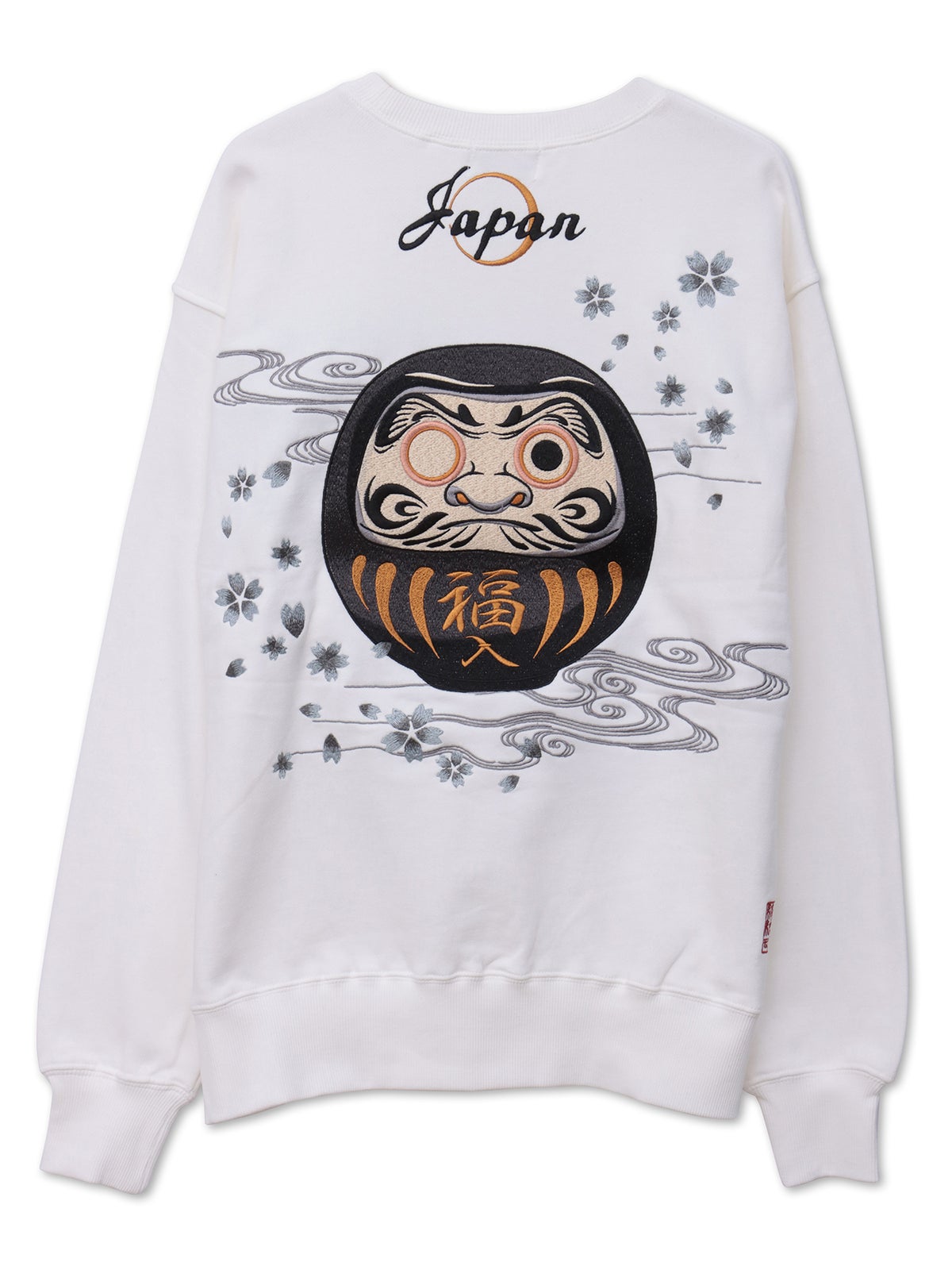 【絡繰魂】“達磨JAPAN”刺繍入りトレーナー