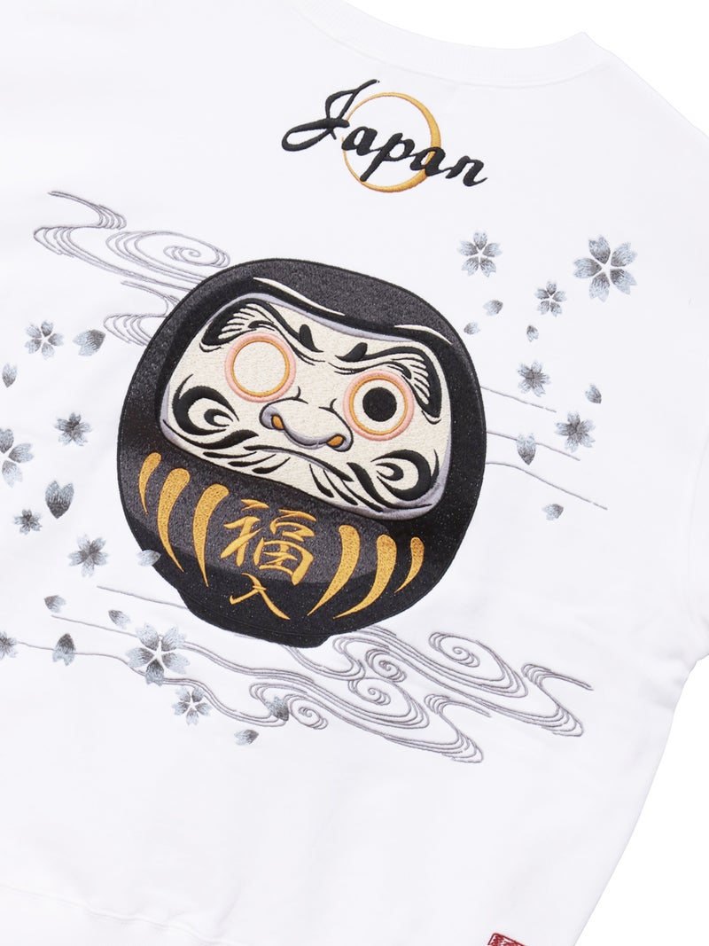 【絡繰魂】“達磨JAPAN”刺繍入りトレーナー