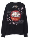 【絡繰魂】“達磨JAPAN”刺繍入りトレーナー