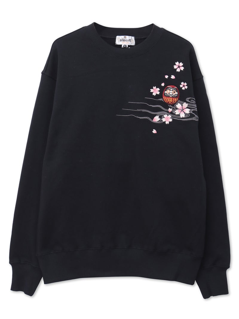 【絡繰魂】“達磨JAPAN”刺繍入りトレーナー