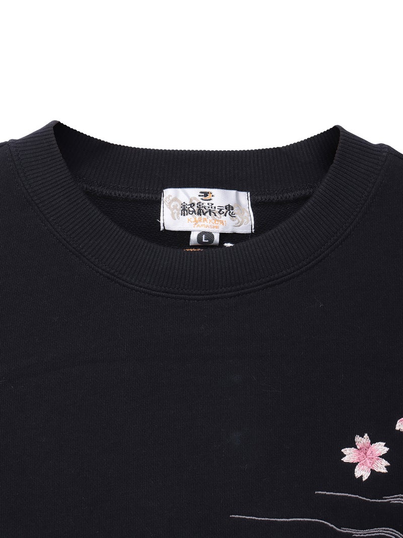【絡繰魂】“達磨JAPAN”刺繍入りトレーナー