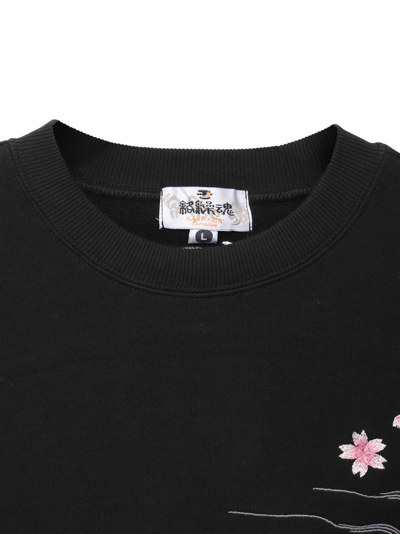 【絡繰魂】“達磨JAPAN”刺繍入りトレーナー