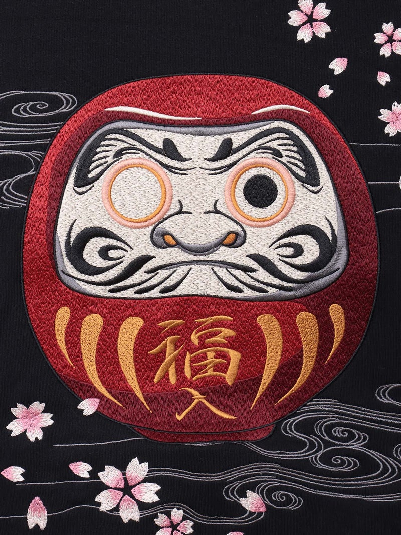 【絡繰魂】“達磨JAPAN”刺繍入りトレーナー